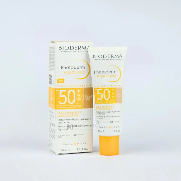 Bioderma photoderm max 50 spf +aquafluide teintee claire 40ml
