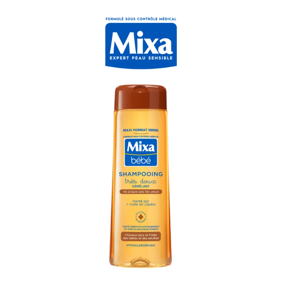 SHP-MIXA-BEBE-KARITE-300-ML MIXA SHAMPOOING TRÈS DOUX 300 ML - الصورة 1