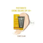 Photo white crema solare illuminante
